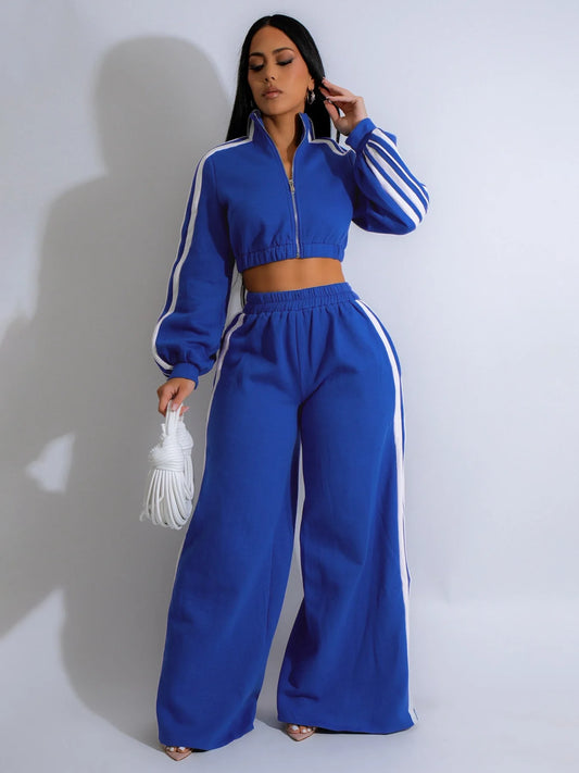 Autumn Winter Casual Matching Set Sexy Women Two Pieces Tracksuit 2023 Streetwear Club Outfit