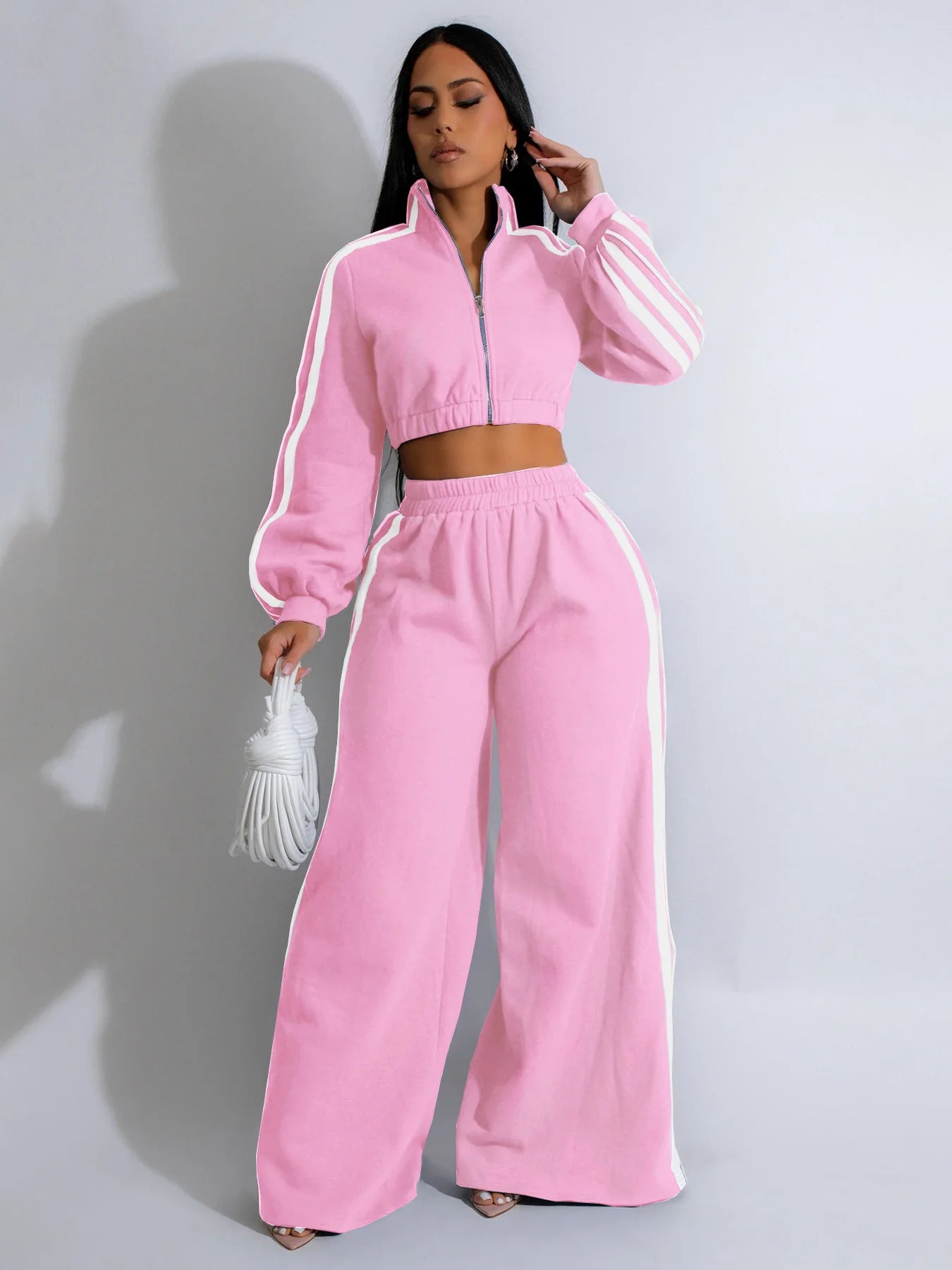 Autumn Winter Casual Matching Set Sexy Women Two Pieces Tracksuit 2023 Streetwear Club Outfit